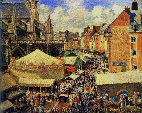 The Fair at Dieppe, Sunny Morning