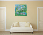 The Fairy Garden Wall Art Print on the wall