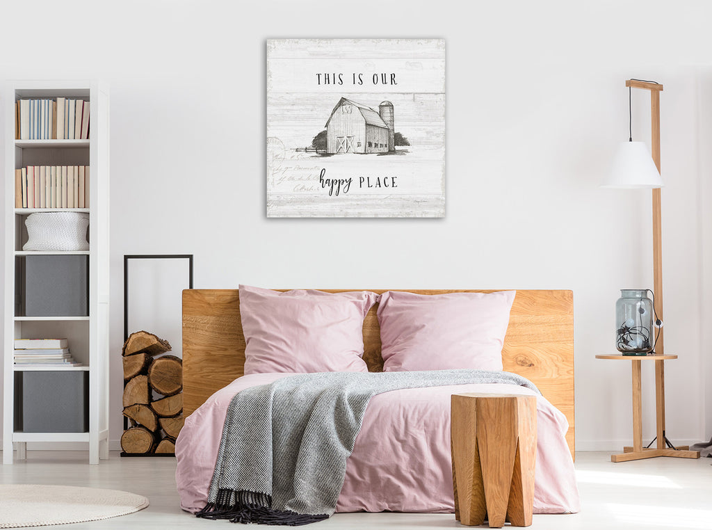 The Farm Life Wall Art Print on the wall