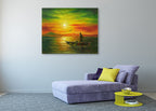 The Fisherman and His Boat on the wall