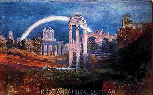 The Forum with a Rainbow