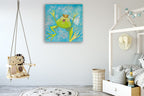 The Frog I Wall Art Print on the wall