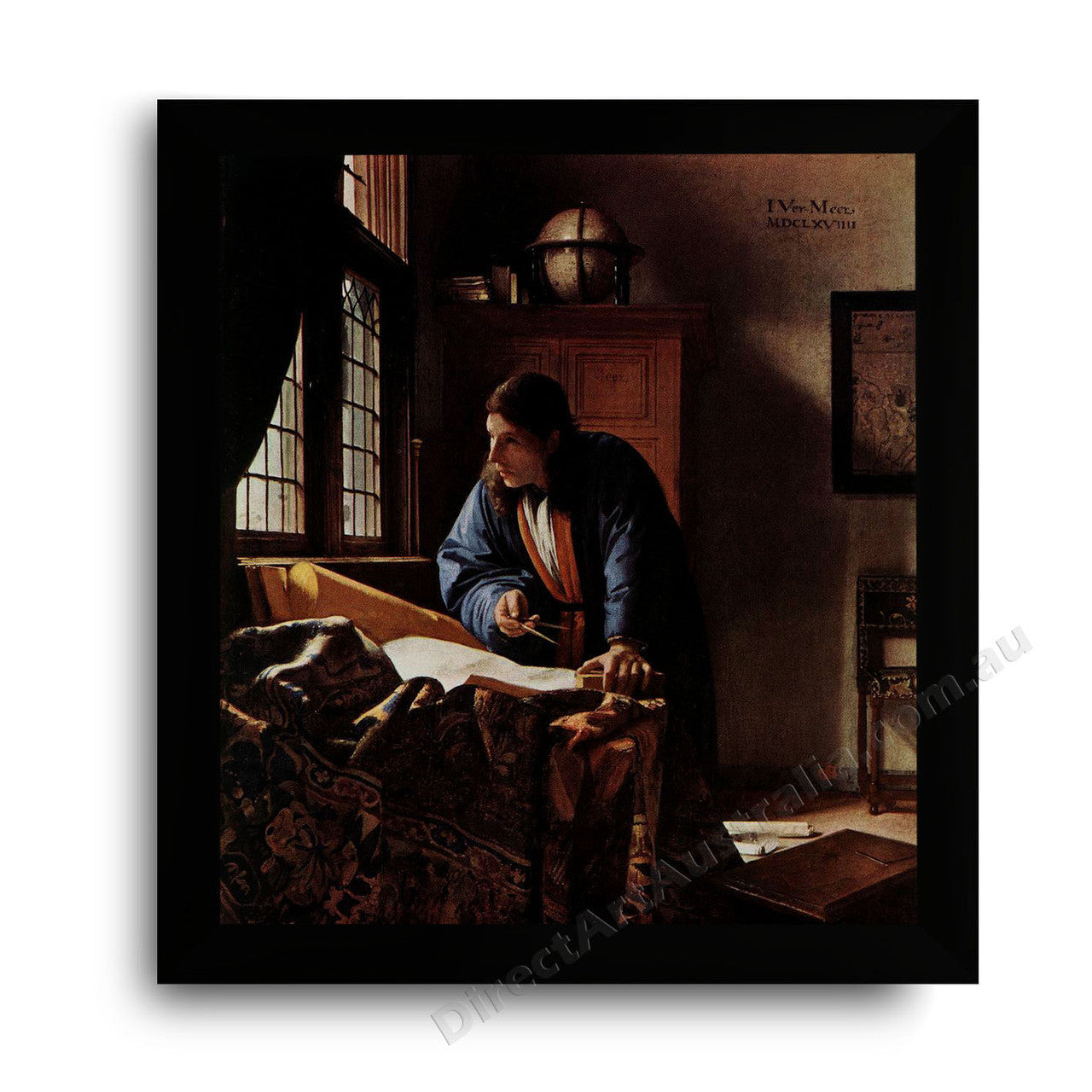 Modern Flat Black Frame