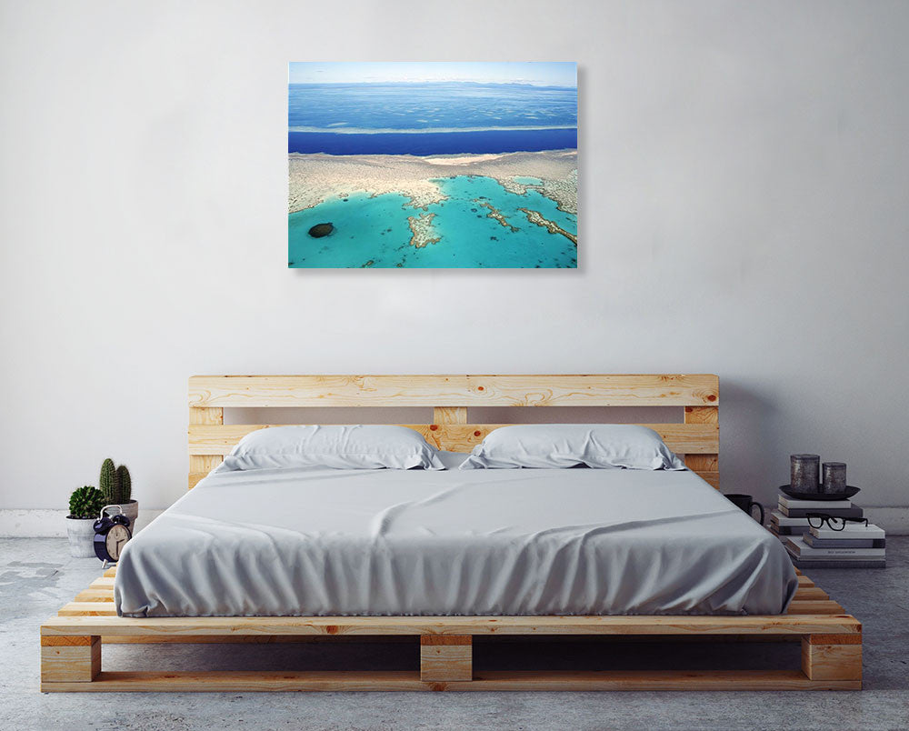 Great Barrier Reef Australia Wall Art Print on the wall