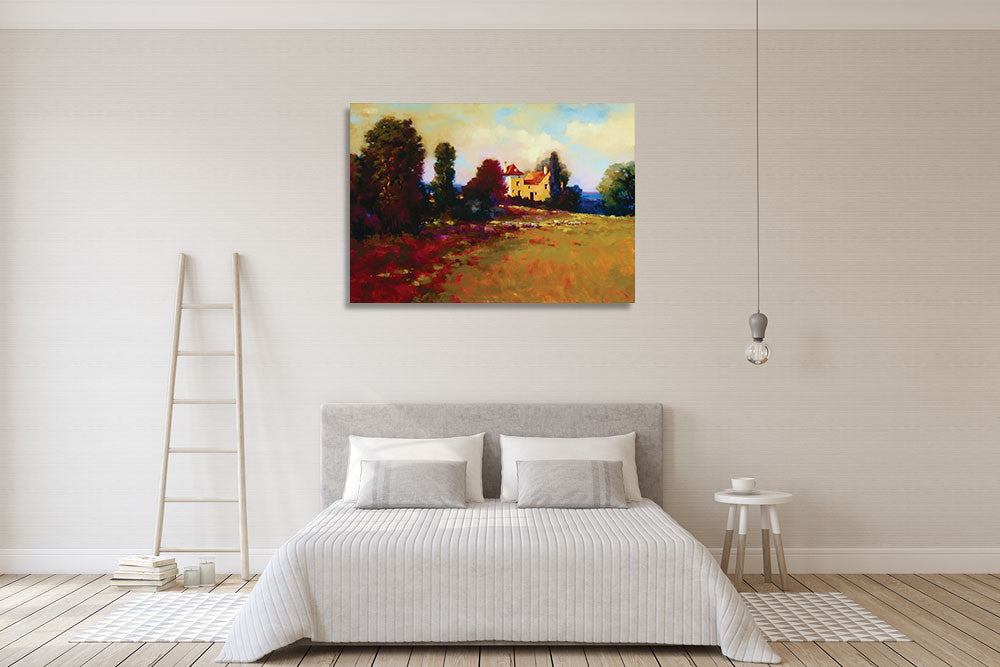 The Home Paddock Wall Art Print on the wall