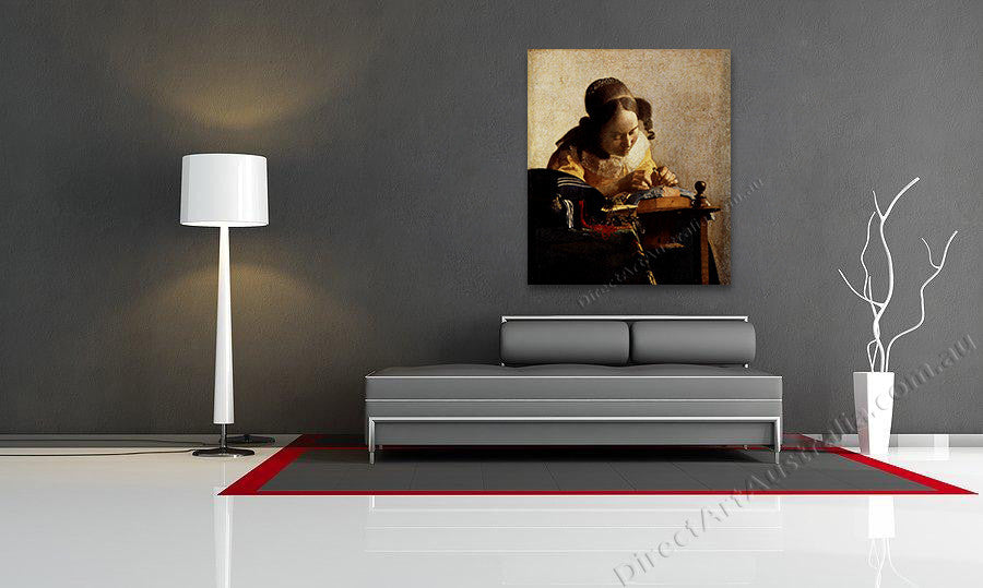 The Lacemaker on the wall