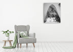 The London Gherkin at Night Wall Art Print on the wall