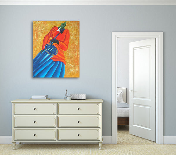 The Musician on the wall