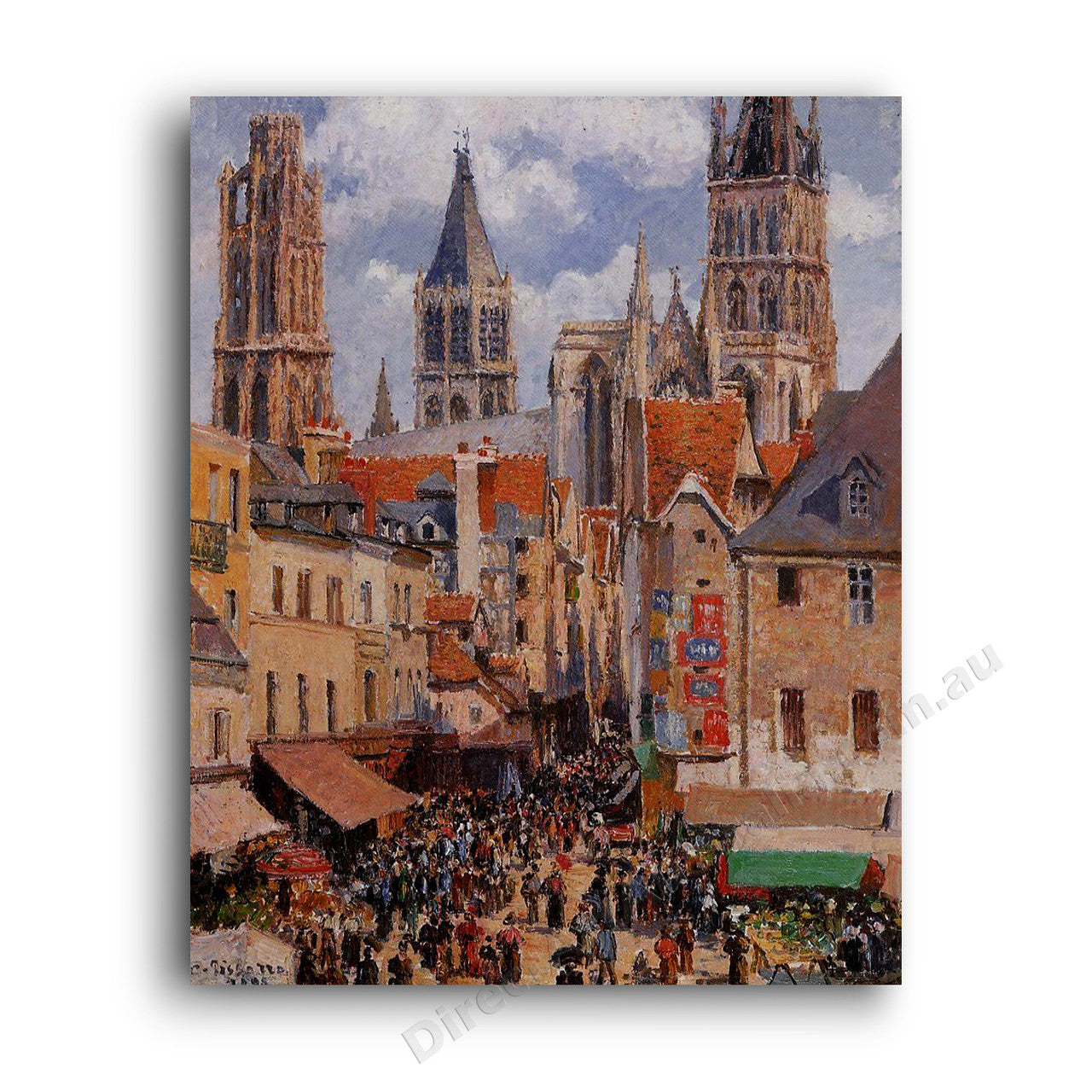 The Old Market and the Rue de l'Epicerie in Rouen