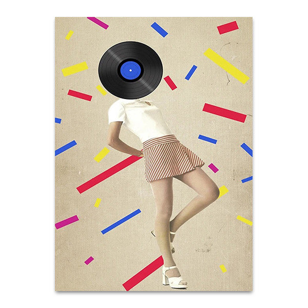 The Party Never Ends Wall Art Print