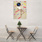 The Party Never Ends Wall Art Print on the wall