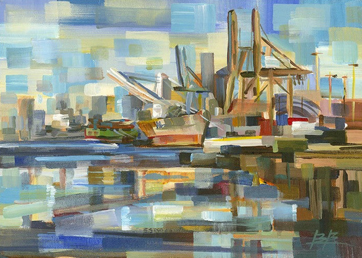 The Port of Seattle Wall Art Print