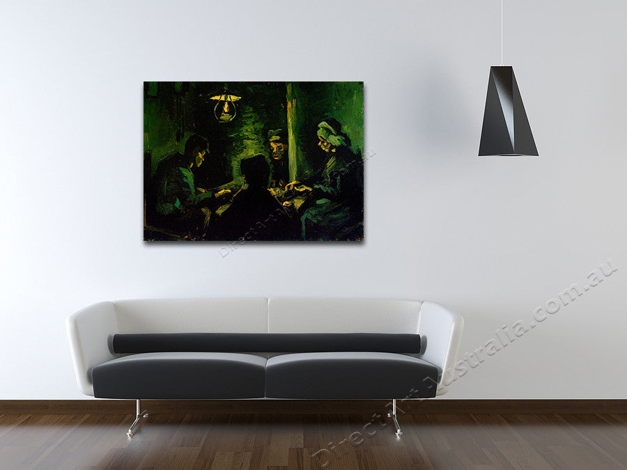 The Potato Eaters on the wall