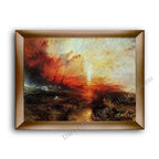Modern Flat Gold Frame