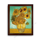 The Sunflower Dark Brown with Gold Inner