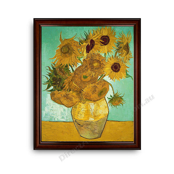 The Sunflower Dark Brown with Gold Inner