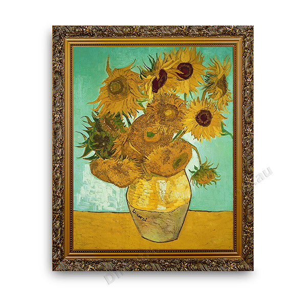 The Sunflower Gold Ornate Outer Frame