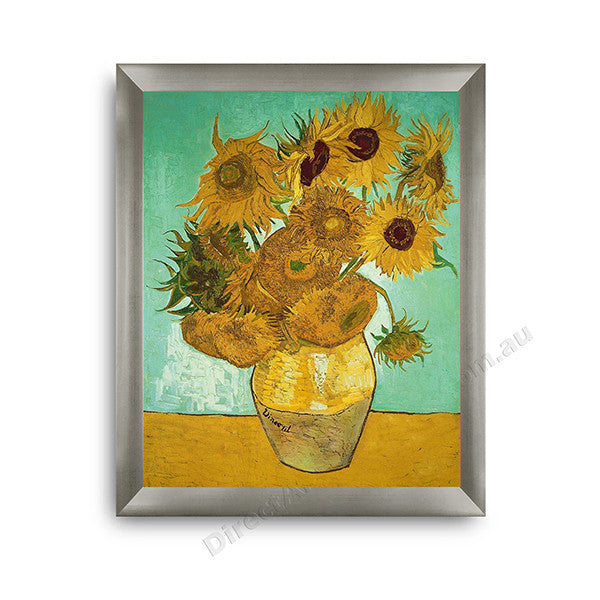The Sunflower Modern Flat Silver