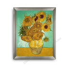 The Sunflower Modern Flat Silver