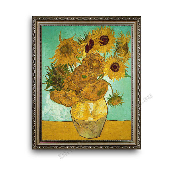 The Sunflower Ornate Silver Frame