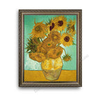 The Sunflower Ornate Silver Frame