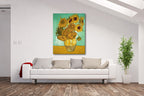 The Sunflowers on the wall