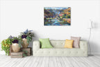The Yakima Canyon Wall Art Print on the wall