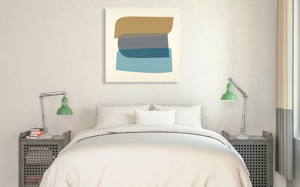 Three Colours Wall Art Print  on the wall