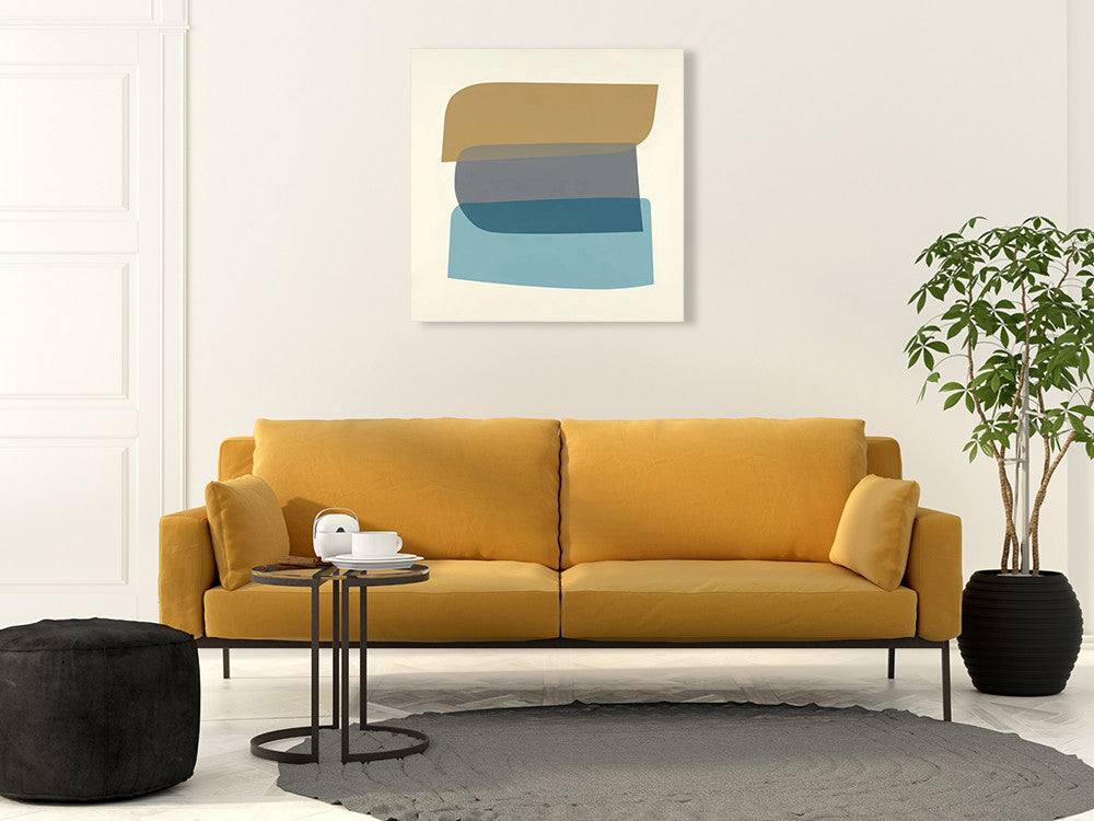 Three Colours Wall Art Print  on the wall
