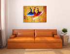Three Spanish Dancers Wall Art Print on the wall
