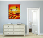 Three on the wall