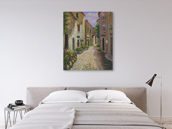 Through The Alleys on the wall