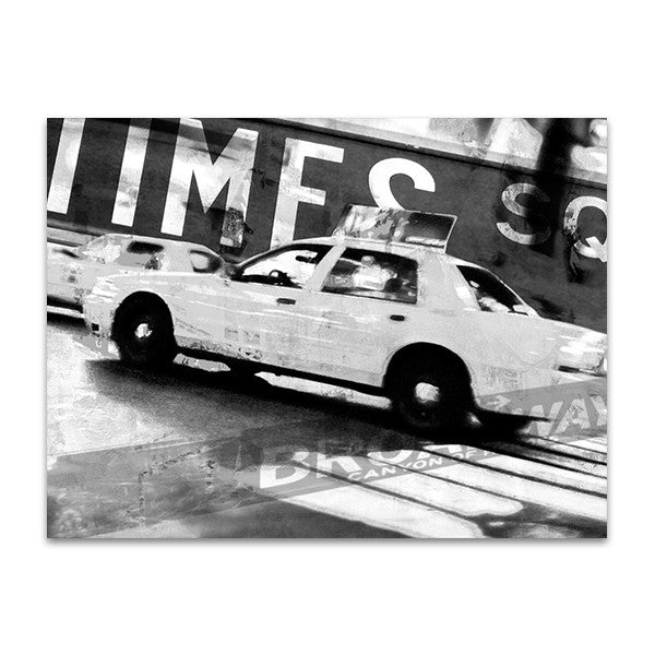 Times Square Taxi II Wall Art Print 