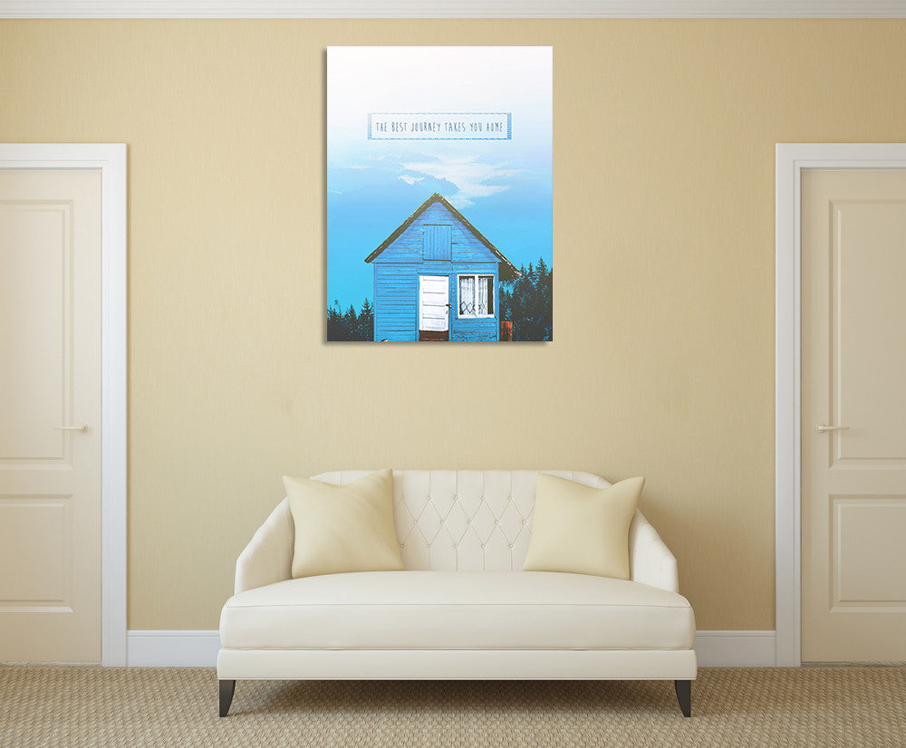 Tiny Home Sentiments III Wall Art Print on the wall