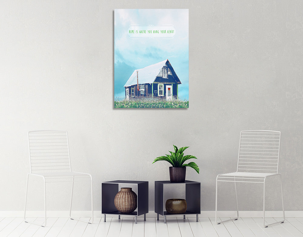 Tiny Home Sentiments II Wall Art Print on the wall