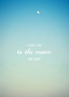 To the Moon Wall Art Print