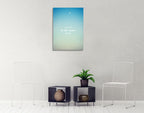 To the Moon Wall Art Print on the wall