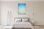 To the Moon Wall Art Print on the wall