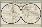 Torkingtons World Map Wall Art Print