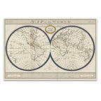 Torkingtons World Map Wall Art Print