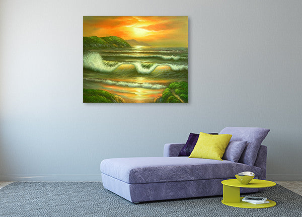 Torrent on the wall