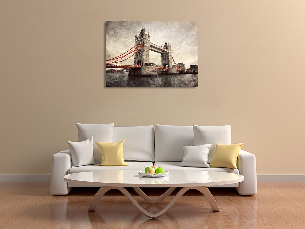 Tower Bridge London Wall Print on the wall