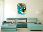 Translucent Ink Flow VII Wall Art Print on the wall
