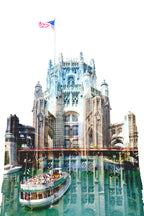 Tribune Tower Wall Art Print