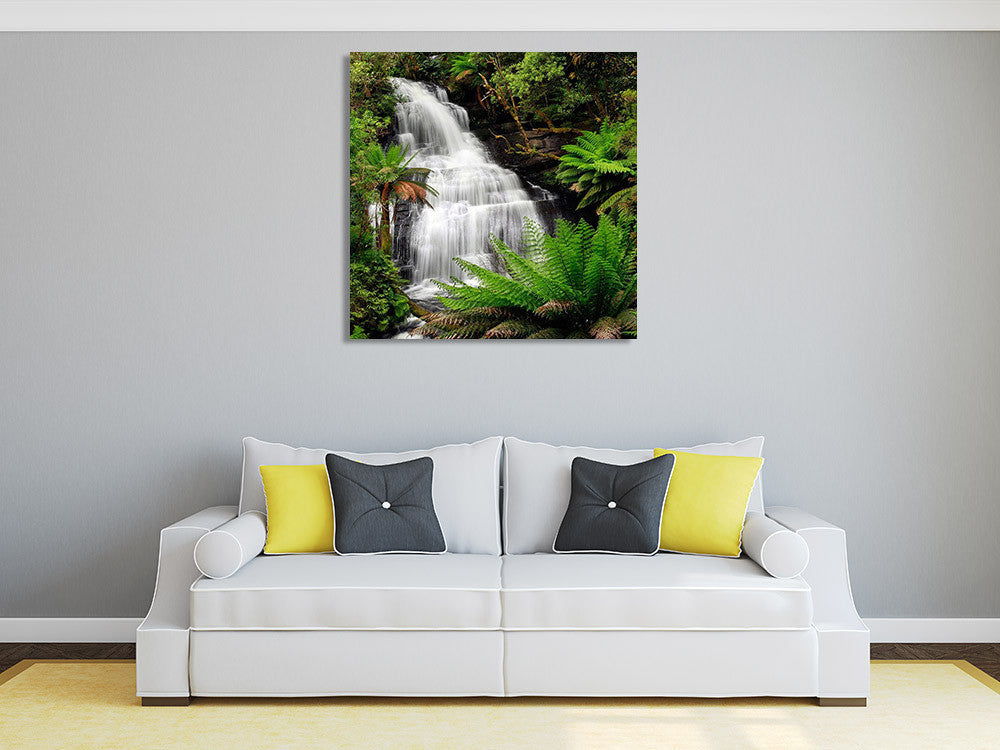 Triplet Falls Australia Wall Art Print on the wall