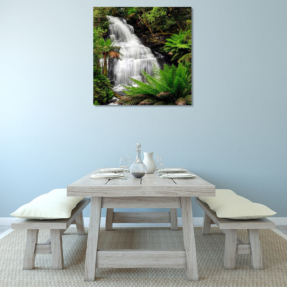 Triplet Falls on the wall