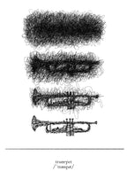 Trumpet Wall Art Print