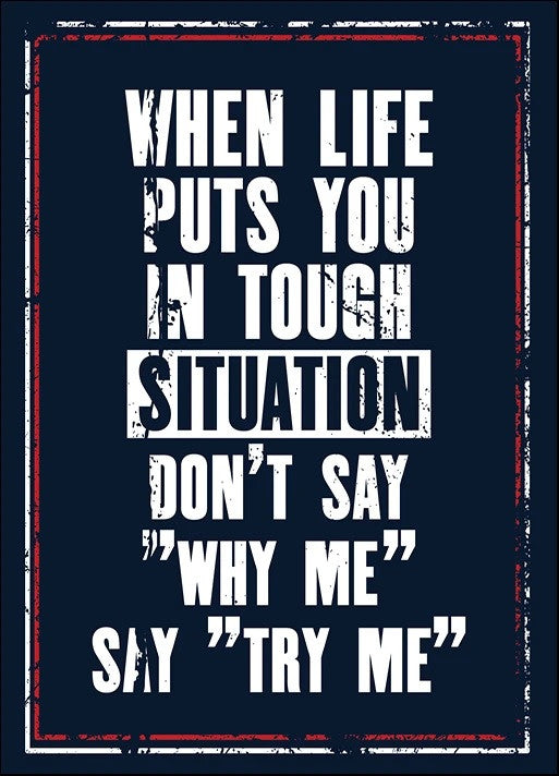 Try Me Wall Art Print