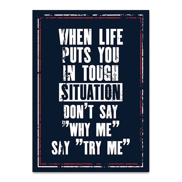 Try Me Wall Art Print