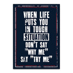 Try Me Wall Art Print
